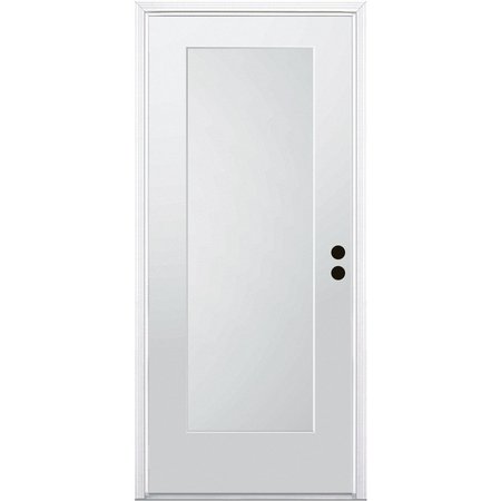 TRIMLITE Exterior Single Door, Left Hand, 1.75 Thick, Fiberglass 2868LHISPSF1PSHK49161DM